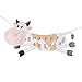 QIYNAO White and Blacke Dairy Cow Happy Birthday Banner for Birthday Party Decoration