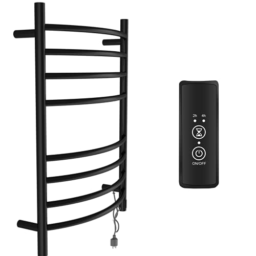 Bbee.tech Heated Towel Rack, Towel Warmer With Timer, Wall Mounted Hot Towel  Warmer For Bathroom, Hardwired Or Plug-in Models on Galleon Philippines
