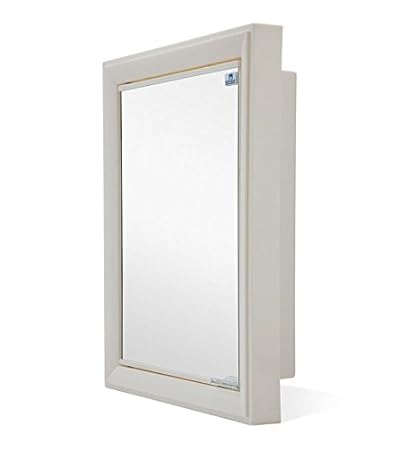 Nilkamal Gem Plastic Cabinet With Mirror Ivory Amazon In Home