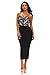 ZKESS Womens Sleeveless Bustier Lace Top Party Club Bodycon Dress Small Size Black