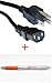Moon Tech - AC Power Cord Cable 6FT for Samsung LCD TV and High Quality Moon Tech Pen