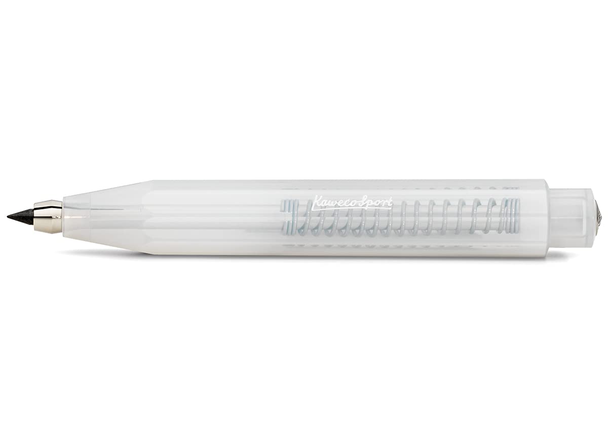 Kaweco FROSTED SPORT Clutch Pencil Natural Coconut 3.2 mm 5B I Exclusive Mechanical Pencil with Lead Refill I Pencil 10.5 cm