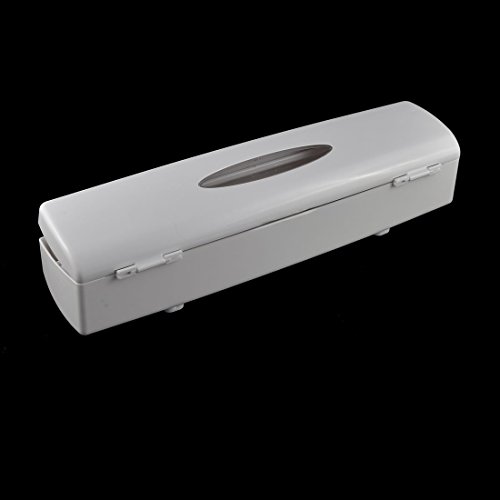 DealMux Home KItchen Wraptastic Smart Food Wrap Foil Wax Paper Dispenser White - Thumbnail 2
