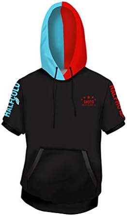 Pardobed My Hero Academia Cosplay Anime 3D Print Men's Round Neck Casual T-Shirt