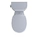 TOTO EntradaTM Two-Piece Round 1.28 GPF Universal Height Toilet, Cotton White - CST243EF#01