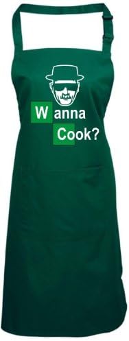 Tablier Breaking Bad White Cook Wanna Cook Chemistry Walter Bois Amazon De Kuche Haushalt