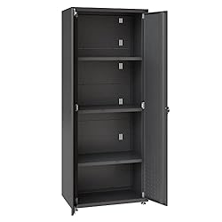 Manhattan Comfort Fortress Storage Units, Charcoal