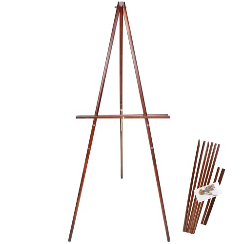 Conda 63" Wooden Tripod Artist Display Easel with Tray, AFrame