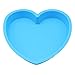 X-Haibei 8-inch Heart Shaped Cake Pan Chocolate Jello Baking Shallow Tray Silicone Mold Valentine's Gift