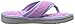 Dearfoams Women's Microfiber Terry Thong Slip on Slipper
