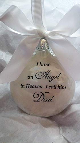 i have an angel in heaven i call him dad ornament