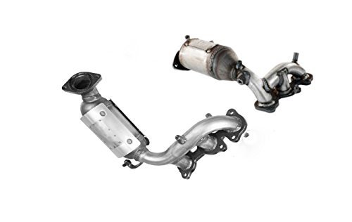 Catalytic Converter 2 Piece Bundle compatible with 2004-2006 Lexus RX330 | 2004-2007 Toyota Highlander | 2004-2006 Toyota Sienna | 3.3L Right+Left Side Manifold