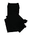 RuffleButts Infant / Toddler Girls Solid Knit Footless Ruffle Tights - Black - 6-12m