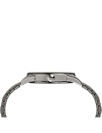 Timex TW2T46000 Briarwood - Reloj de pulsera para hombre, 1.575 in, acero inoxidable, color negro