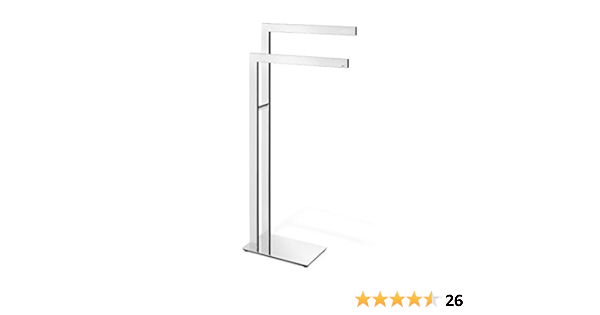 ZACK toallero, Acero Inoxidable, Plata, 38,5 x 15 x 80 cm ...
