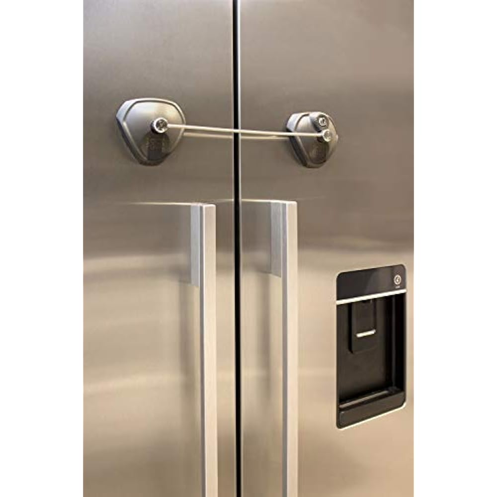 Refrigerator Lock, Freezer Child Safety Mini Fridge Keys, For