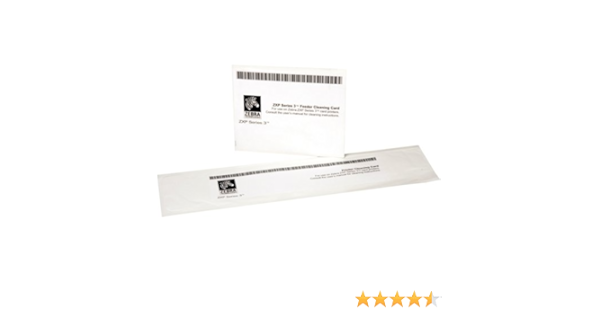 zebra zxp series 3 cleaning card
