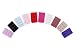Bundle Monster Women Adjust Polyester Bra Clip Extender Straps Multi Color Set