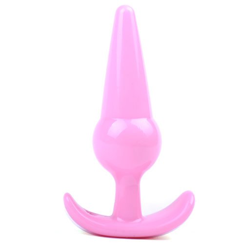 BeHorny Butt Plug Slender Shape Stimulator Anal Plug, Pink