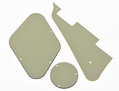 KAISH Aged Pearl LP Pickguard & Rear Plate Switch Plate Cavity Covers for Epiphone Les Paul