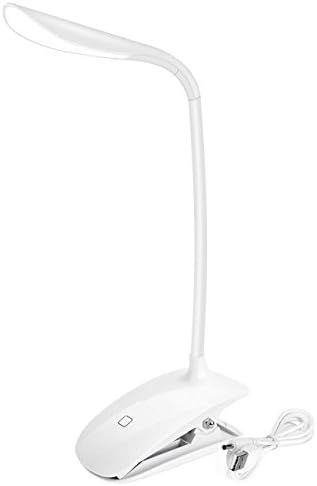 Carelove Desk Lamp [SMART TOUCH] - Table Reading Light USB Touch Sensitive LED Table Lamp For Books Bedside, Floor, Living Room, Bedrooms Kids Elderly Best Portable Dimmable Desk Study Lamp (clip)
