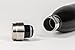 ELEMENT Vacuum Insulated Stainless Steel Water Bottle - Gorgeous Gift Box Included - Hot 24 Hours - Cold 12 Hours - 17 oz (Jet Black)