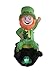 Joiedomi 6FT St Patrick Sitting Leprechaun Inflatable for Yard Garden Decorations, Indoor and Outdoor Theme Party Decor, Yard, Garden, Lawn Decor with LED Light Build-in