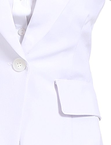 J. LOVNY Women's One Button 3/4 Sleeve Office Business Blazer and Skirt Suit Set