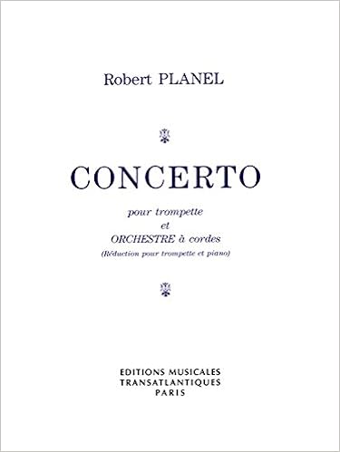 Robert Planel Concerto ロベール プラネル 協奏曲 トランペット 楽譜 本 通販 Amazon