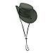 OMECHY Waterproof Outdoor Bucket Mesh Hat Summer UV Protection Sun Cap Boonie Fishing Camouflage Hat,Army Green