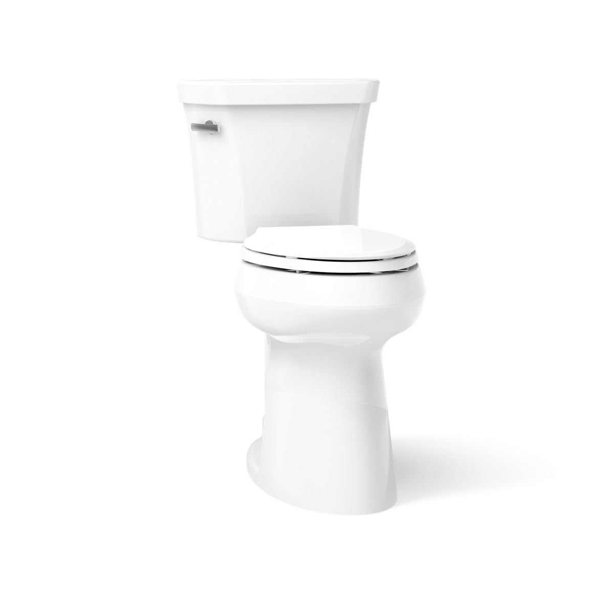 Photo 1 of ** ONLY TANK AND LID /  NO TOILET ** KOHLER K-25224-0 Highline Tall Two-Piece/  Elongated Toilet with Left-Hand Trip Level, .28 GPF, White 