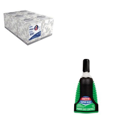 KITKIM21271LOC1503244 - Value Kit - Loctite Super Power Easy Gel Control (LOC1503244) and KIMBERLY CLARK KLEENEX White Facial Tissue (KIM21271)