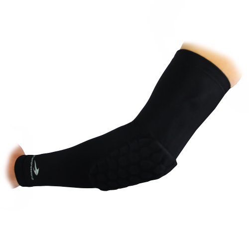 Padded Arm Sleeves (1 Pair) Men, Women & Youth Compression Basketball