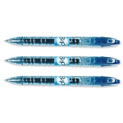 Pilot Begreen Recycled Retractable Ballpoint 0.7 mm Tip (Box of 10) - Blue