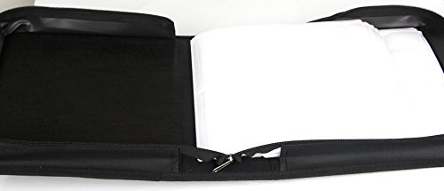Portable CD DVD Wallet Case Binder Heavy Duty Disc Storage Bag Holder for Car,Home,Office,Travel,288 Capacity by Sun Cling