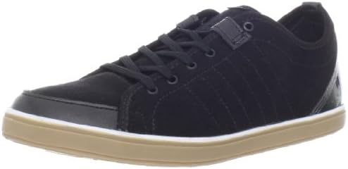 adidas SLVR Men's Core Low, Black/Black/Gum, 5.5 UK/6 US