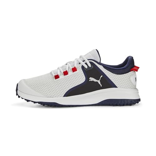[PUMA] [プーマ] ゴルフシューズ フュージョン グリップ メンズ プーマ ホワイト/プーマ シルバー/プーマ ネイビー (377527)(04) 26.0 cm