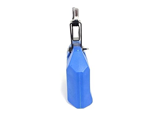 5" Blue Plastic Latin Percussion Drum Percussion Musical Accessory Cow Bell - Thumbnail 4