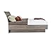 Tvilum Scottsdale Bed with with Slats, Full, Truffle