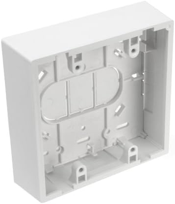 42777-2WB Surface Mount Backbox, Dual Gang, White, Box Depth Is 1.45 Inches by Leviton