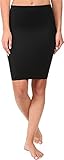 SPANX Women's Two-Timing Half Slip, Very Black/Mineral Taupe, Medium