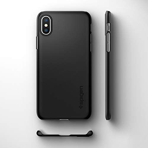 Spigen Thin Fit iPhone X Case with SF Coated Non Slip Matte Surface for