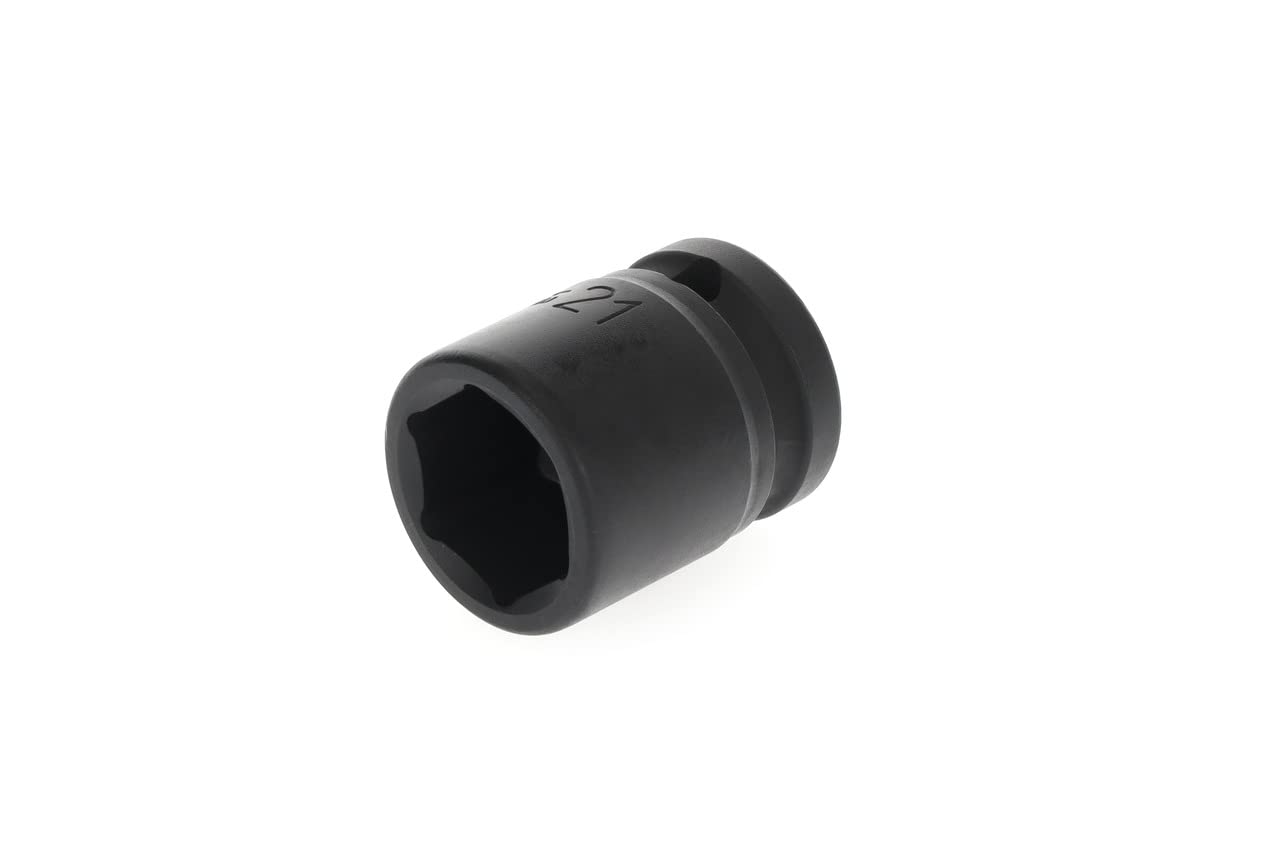 GEDORE Impact wrench socket, Socket, 1/2" 12.5 mm drive, Hex UD profile, SW 21 mm, Machine-operated, Automotive, K19 21