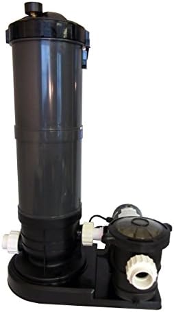 Sunsolar Above-Ground Swimming Pool Cartridge Filter System with 2 Speed Pump 1.5 HP