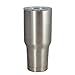 30 oz Stainless Steel Tumbler - Insulated Travel Cup with Lid that Closes and Bonus Straw - Keep Cold or Hot Drinks at the Perfect Temperature for Your One Busy Life (Stainless)