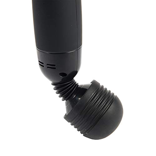 Feefine Handheld Wand,Personal Vibrate Wand Massager Multi-Speed Whisper Quiet, Waterproof, Handheld, Cordless for Neck Shoulder Back Body Massage, Sports Recovery Personal Shoulder Neck (Black)