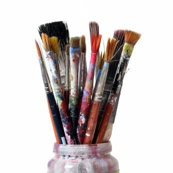 Green Piece® Paint Brush Cleaner and Restorer for Art Paint Brushes - 100% Natural - Non-Toxic - Wet or Dry Paint - No Chemicals - Oil or Acrylic Paints, Wood and Metal - Amazing Power - 18 Oz
