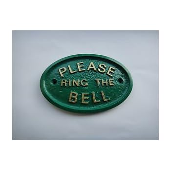 Amazon.com: "Please Ring The Bell" House/Garden Wall