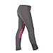 HR Farm Child's Knee Patch Silicone Grip Horse Riding Pull on Breeches with Zip Pocket Low Rise (Grey, 10 Years)