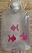 Fashy Rubber Hot Water Bottle with Tree Floating Fish -Made in Germany